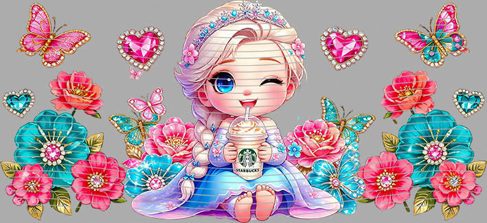 16oz Disney style-D-3002